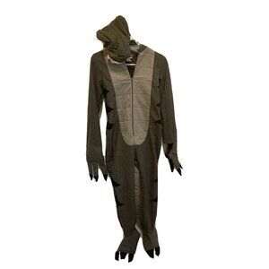 Halloween Kids 10 Medium Wooly T-Rex Dinosaur Costume Jumpsuit Cos-play